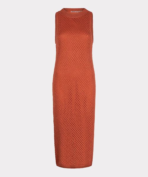 Esqualo Robe en tricot sans manches - orange (Papaya)