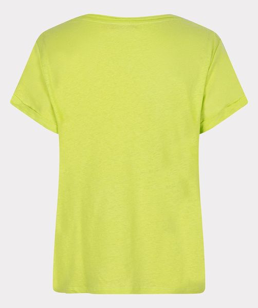 Esqualo Basic t-shirt in linen quality  - green (Lime)