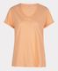 Esqualo Basic t-shirt in linen quality  - orange (Papaya)