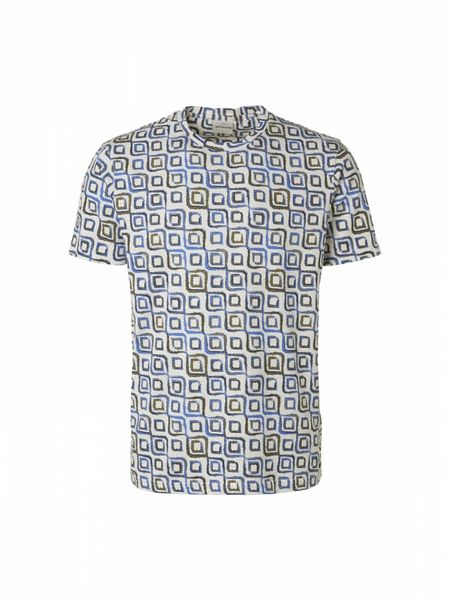 No Excess T-Shirt mit Allover-Print  - blau (137)