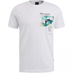 PME Legend Kurzarm Jersey T-Shirt - weiß (White)
