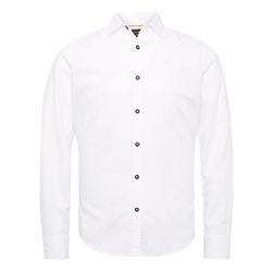 PME Legend Long Sleeve Shirt Ctn/Linen 2 tone - white (White)
