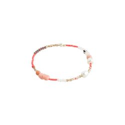 Pilgrim Bracelet - Indiana - white/pink (ROSE)