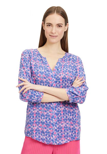 Cartoon Casual blouse - pink/blue (8835)