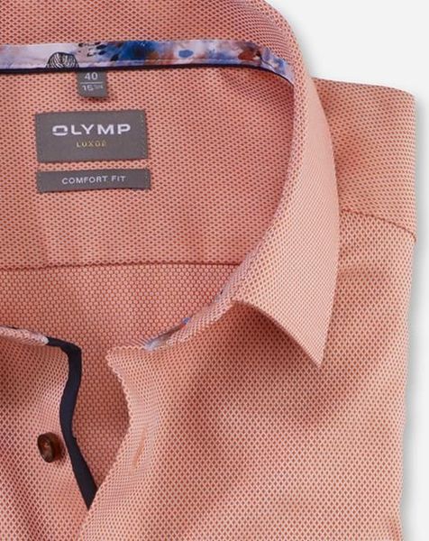 Olymp Comfort Fit : Business Kurzarmhemd - orange (91)