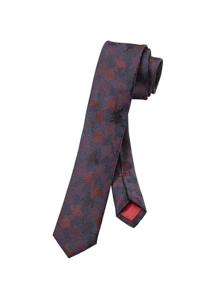 Olymp Cravate Regular 7,5cm - rouge/bleu (38)