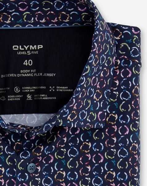 Olymp Body Fit : Business shirt - blue (18)