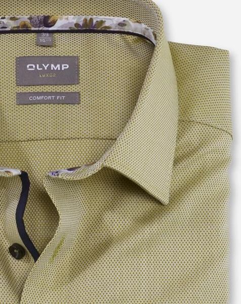 Olymp Comfort Fit : Business Kurzarmhemd - grün (44)