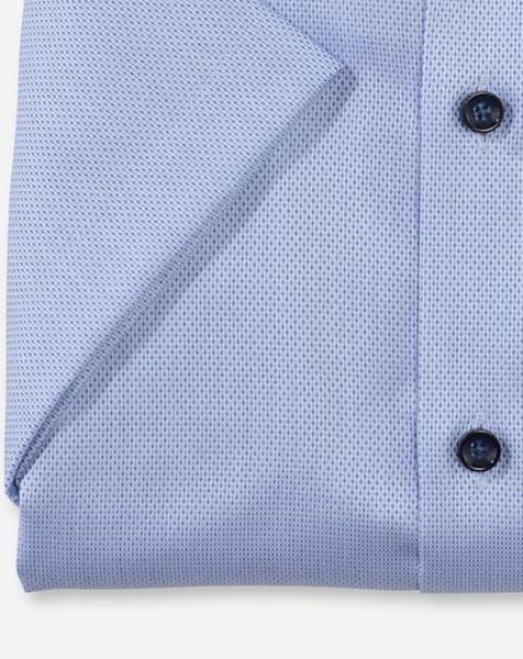Olymp Comfort Fit : Business shirt with short sleeves - blue (11)