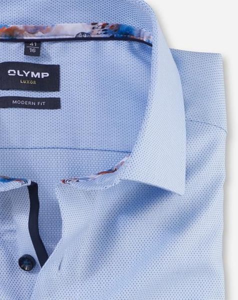 Olymp Modern Fit : Businesshemd - blau (11)