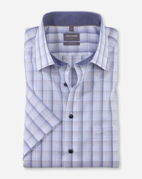 Olymp Comfort Fit : chemise business - bleu (22)