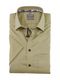 Olymp Comfort Fit : Business shirt with short sleeves - green (44)