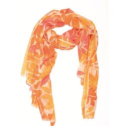 MOMENT Scarf with allover print - red/orange (201)