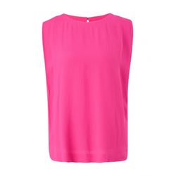 comma Viscose blouse with crêpe structure - pink (4462)