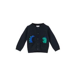 s.Oliver Red Label  Veste en tricot avec application dino - bleu (5952)
