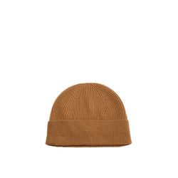 s.Oliver Red Label Merino wool knitted hat - brown (8469)