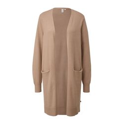 Q/S designed by Viscose mix cardigan  - brown (82W0)