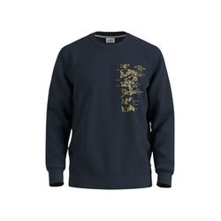 s.Oliver Red Label Sweatshirt mit Frontprint - blau (59D1)