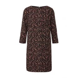 comma Crepe dress with an all-over print - black (99A3)