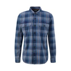 Q/S designed by Regular: Hemd aus Baumwolle   - blau (53N0)