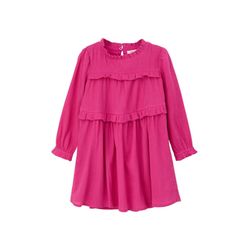 s.Oliver Red Label Flounce dress with crinkle structure - pink (4470)