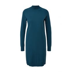 comma Viscose mix knit dress   - blue (6904)