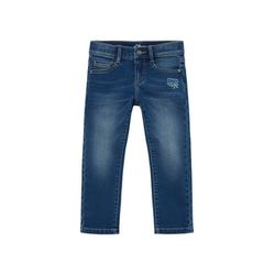 s.Oliver Red Label Brad: Jeans mit Stickerei - blau (56Z5)