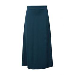 comma Viscose mix satin skirt  - blue (6904)