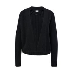 s.Oliver Black Label Wool blend short cardigan  - black (9999)
