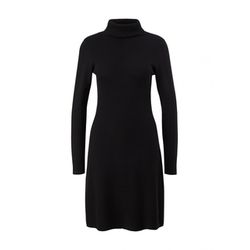 comma Knit dress with turtleneck   - black (9999)