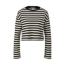 Q/S designed by T-shirt au design cropped  - noir (99G0)