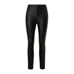 Q/S designed by Skinny : pantalon en similicuir - noir (9999)