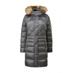 comma Down coat with quilting - gray (9101)