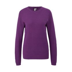 Q/S designed by Cotton viscose blend sweater   - purple (4823)