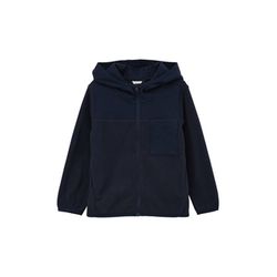 s.Oliver Red Label Sweatshirt jacket with a breast pocket - blue (5952)