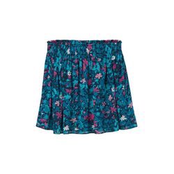 s.Oliver Red Label Skirt with floral pattern - blue (59A0)