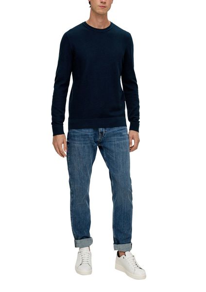 s.Oliver Red Label Pullover aus Baumwolle - blau (5978)