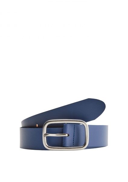 s.Oliver Red Label Leather belt with buckle   - blue (5722)