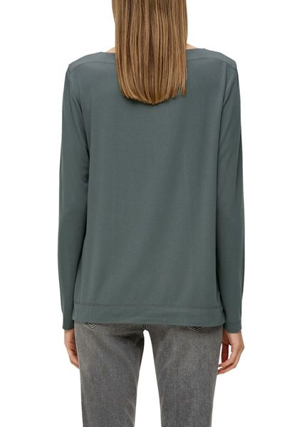 s.Oliver Red Label Viscose stretch longsleeve - green (79D0)
