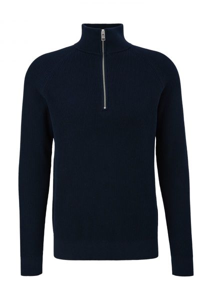s.Oliver Red Label Fine knit cotton jumper  - blue (5978)