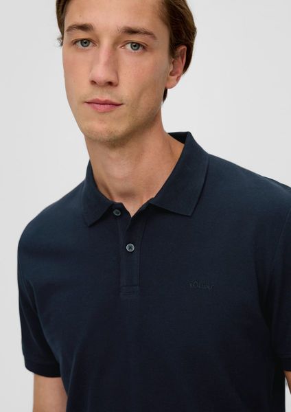 s.Oliver Red Label Cotton polo shirt  - blue (5978)