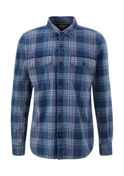 Q/S designed by Regular: chemise en coton   - bleu (53N0)