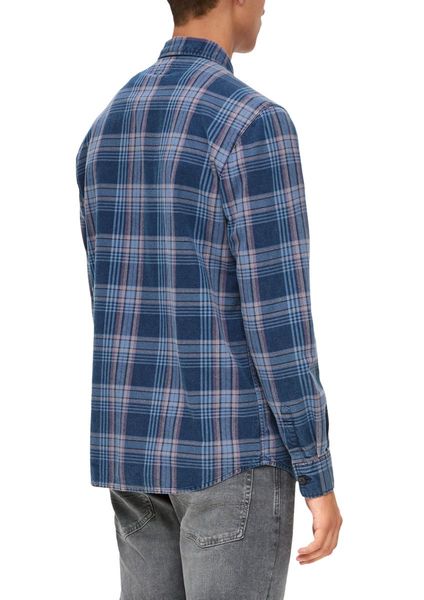 Q/S designed by Regular: Cotton shirt   - blue (53N0)