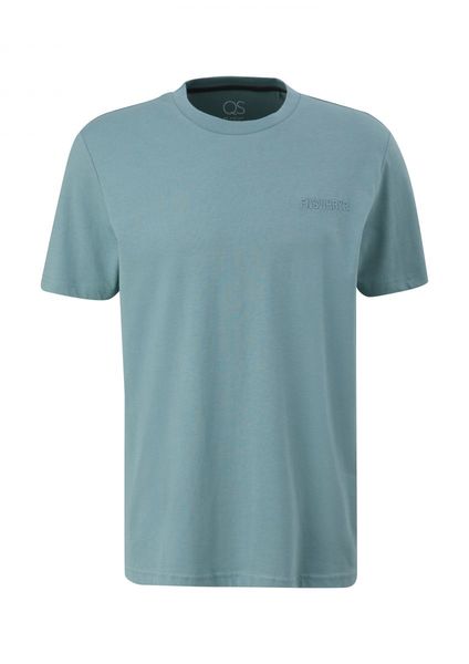 Q/S designed by Basic-Shirt aus Baumwolle  - blau (63L0)