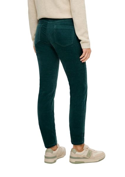 s.Oliver Red Label Slim: cotton stretch pants - green (6733)