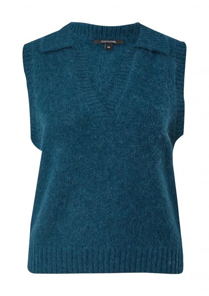 comma Pull-over en tricot - bleu (6904)