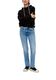 Q/S designed by Straight leg : jeans en coton stretch  - bleu (56Z6)