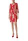 comma Crepe dress with an all-over print - red (30A1)