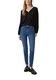 comma Coupe skinny : jeans délavés - bleu (58Z4)