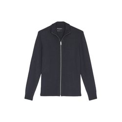 Marc O'Polo Zip-Stehkragen-Cardigan - blau (898)